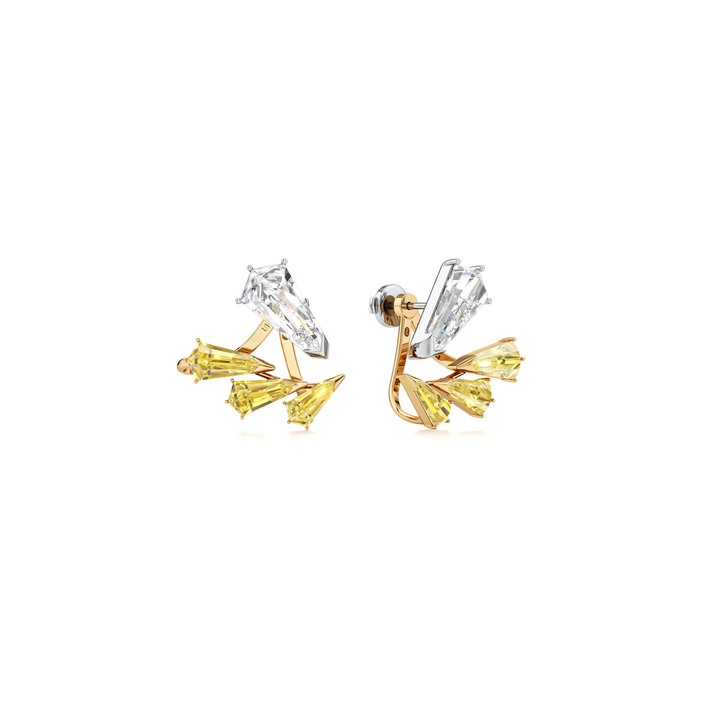 Phoenix Yellow Diamond Earrings