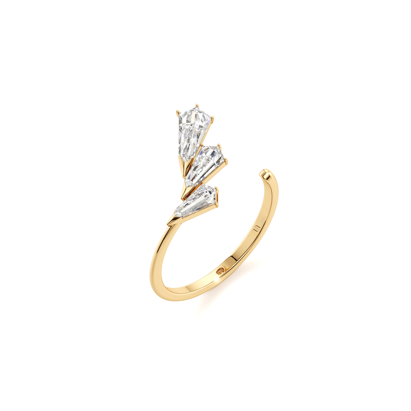 Phoenix Diamond Trio Open Ring