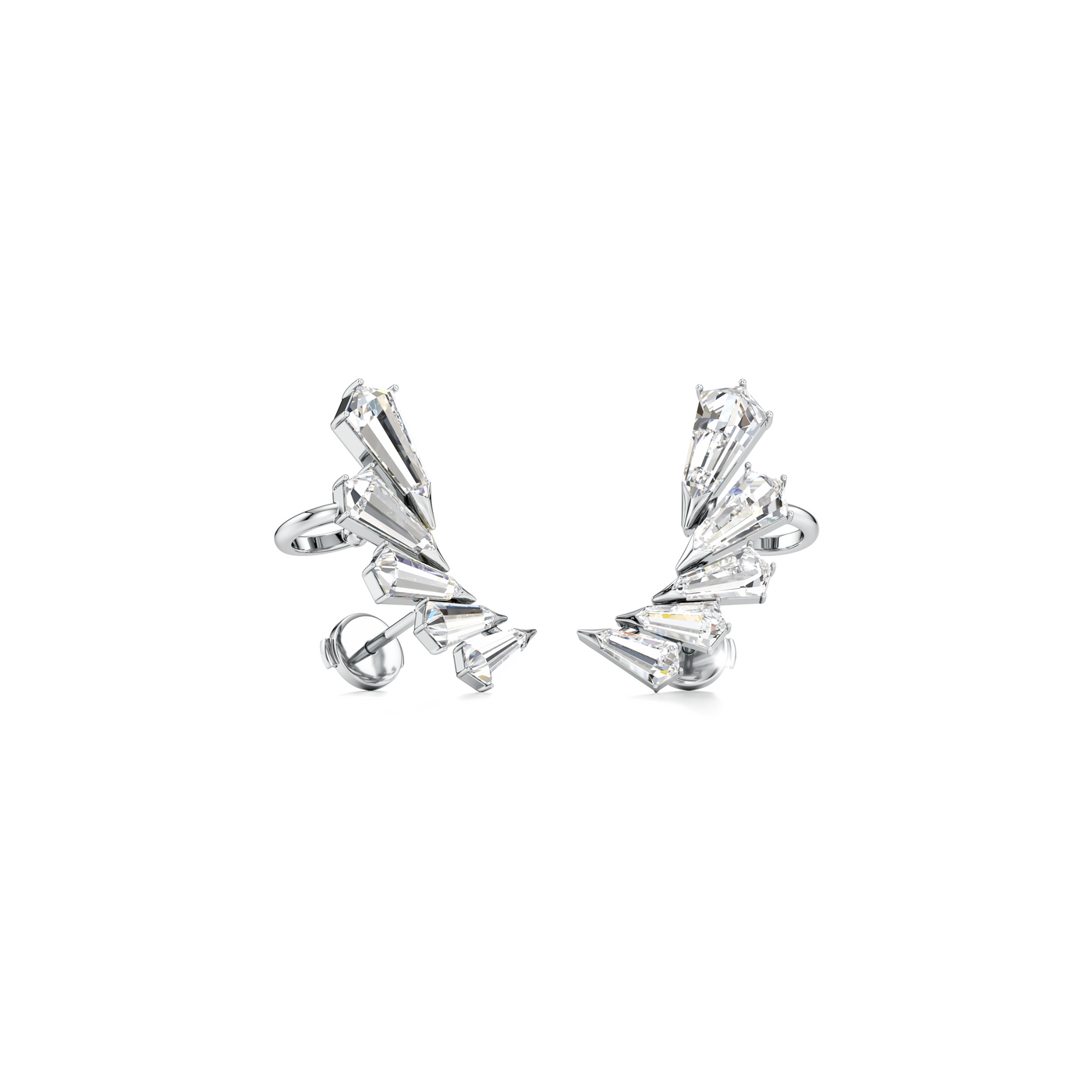 Phoenix Diamond Wing Stud Earrings