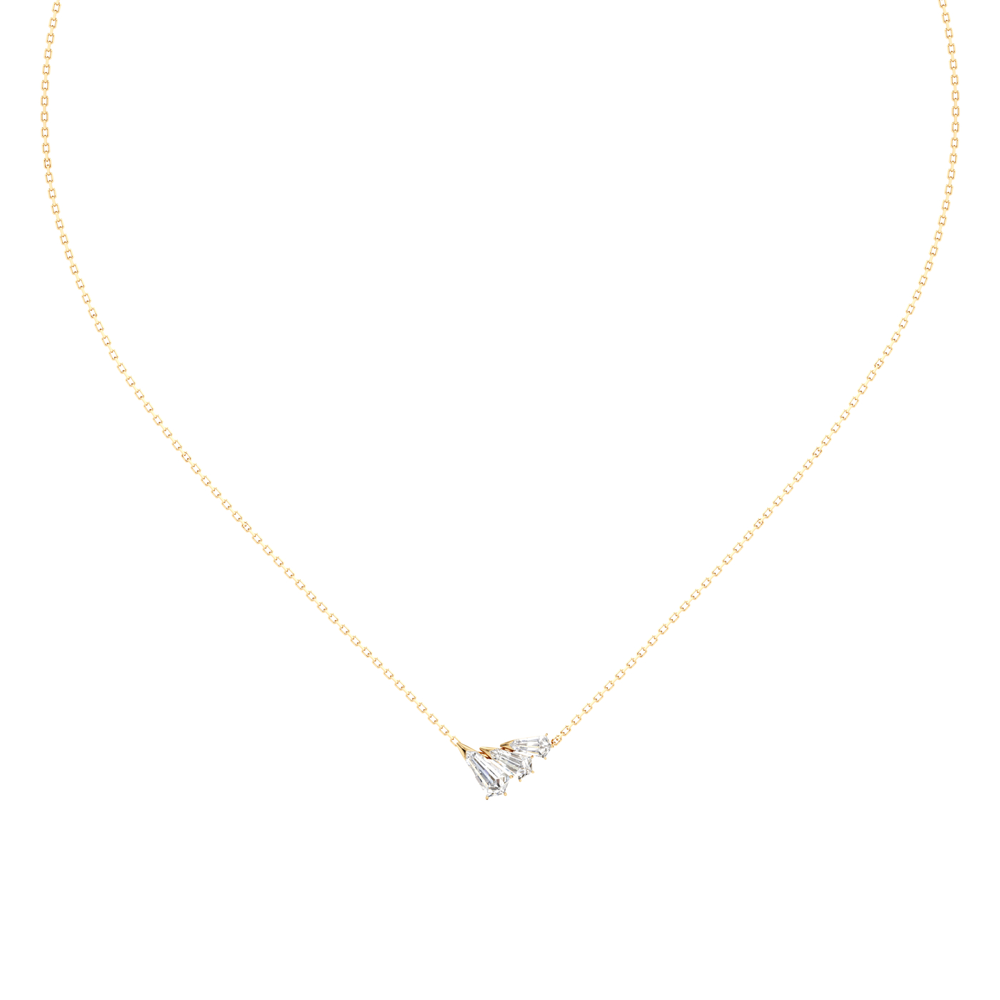 Phoenix Diamond Trio Pendant Necklace