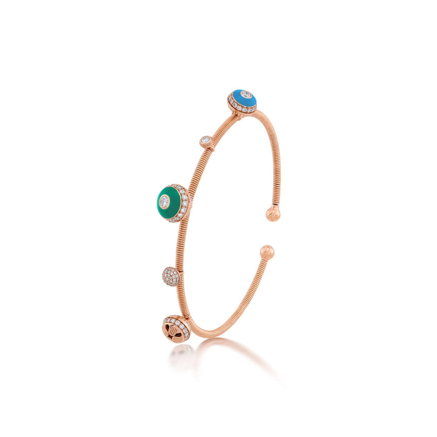 Poetry in Motion Sway Blue-Green Bangle