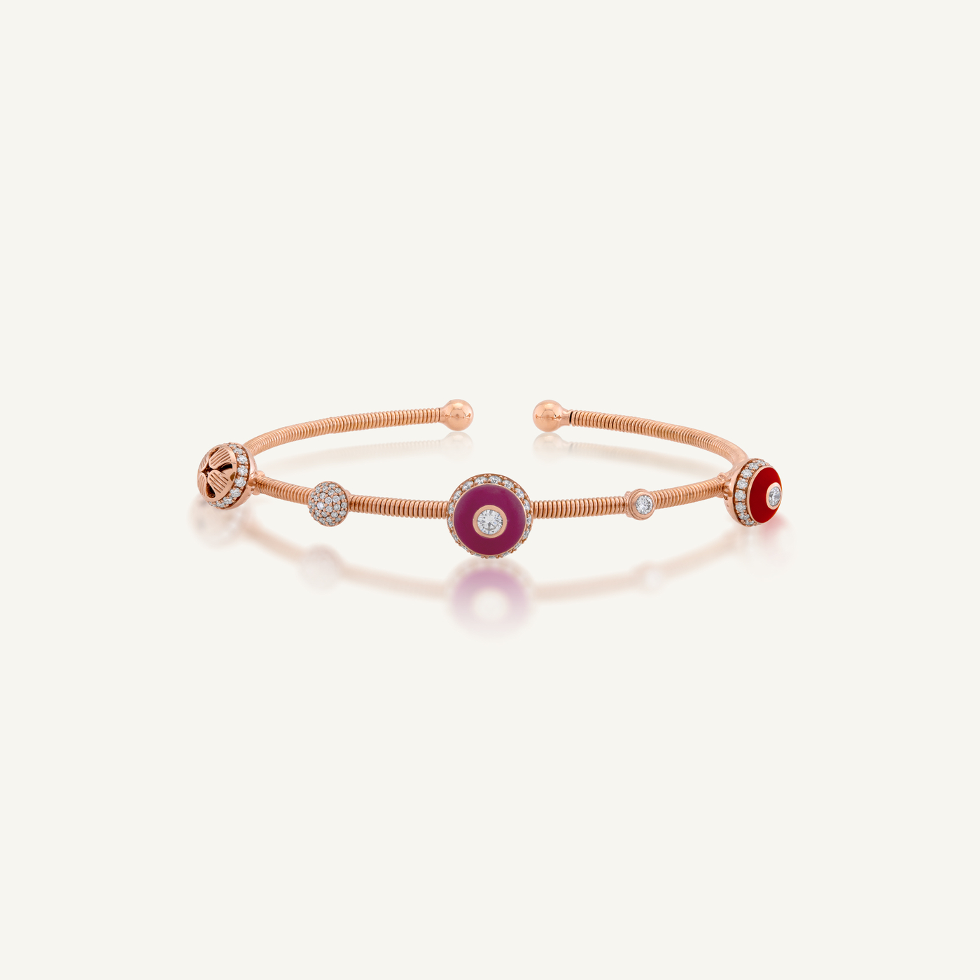 Poetry in Motion Sway Purple-Red Bangle