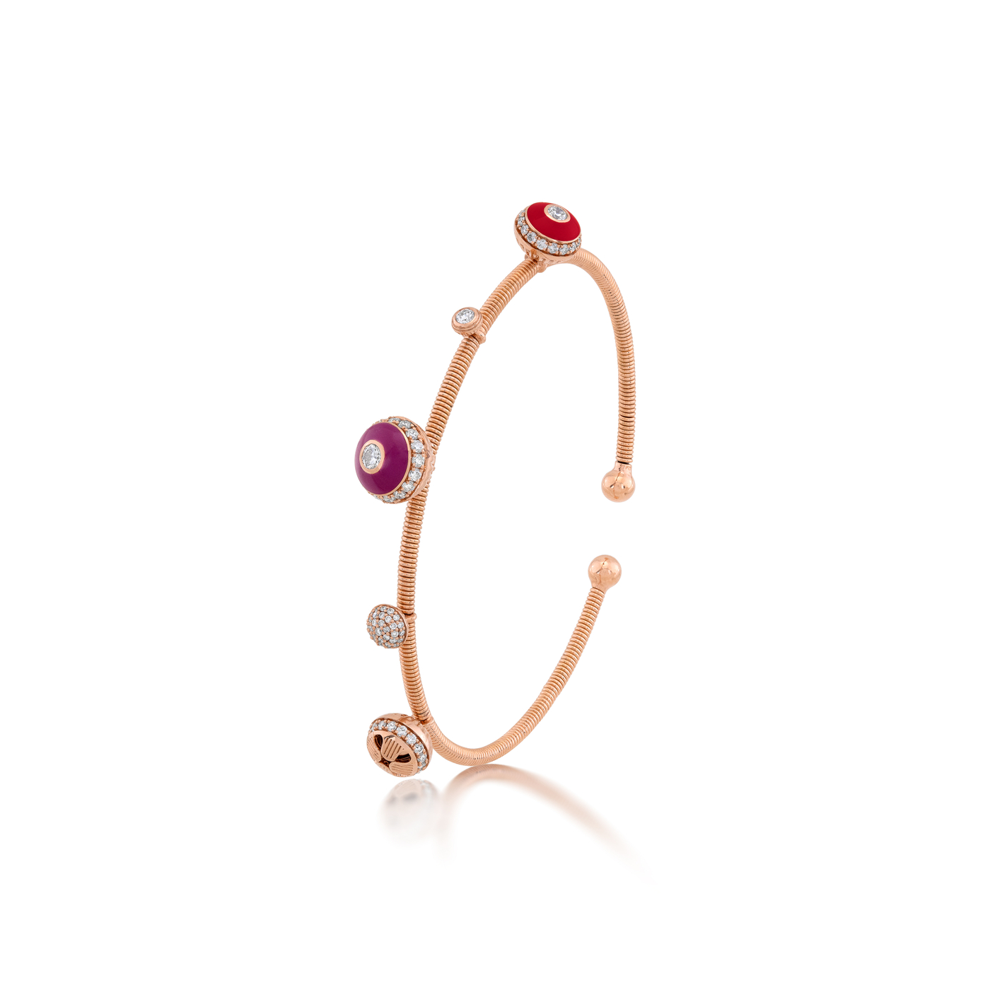 Poetry in Motion Sway Purple-Red Bangle