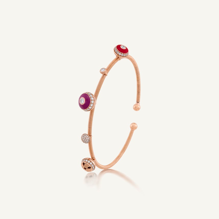 Poetry in Motion Sway Purple-Red Bangle