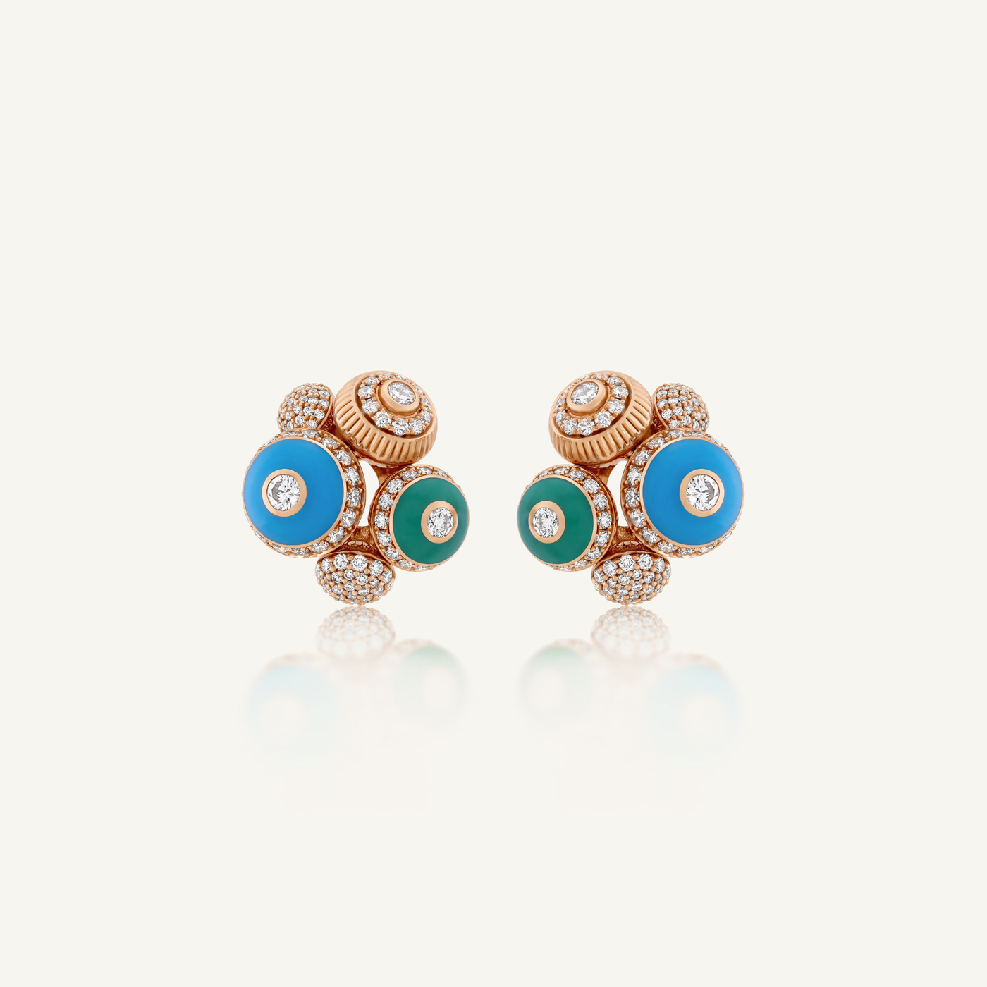 Poetry in Motion Rhapsody Blue-Green Earrings