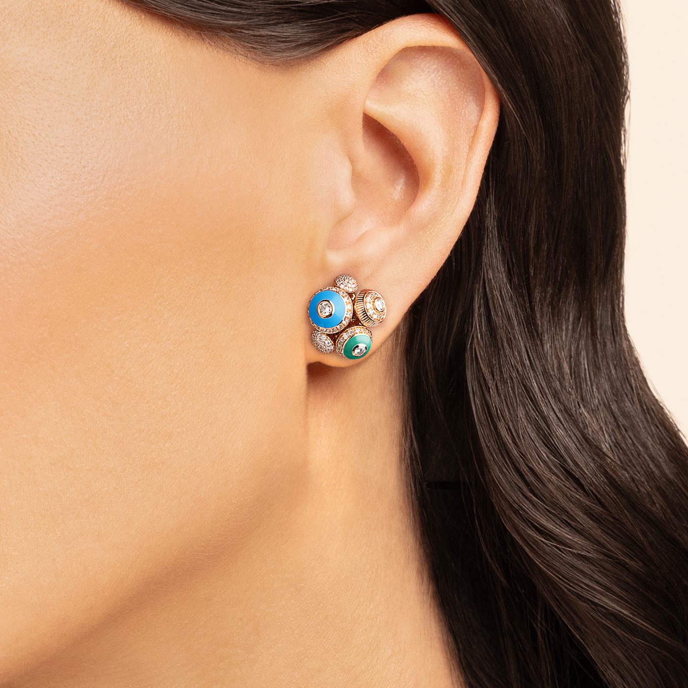 Poetry in Motion Rhapsody Blue-Green Earrings