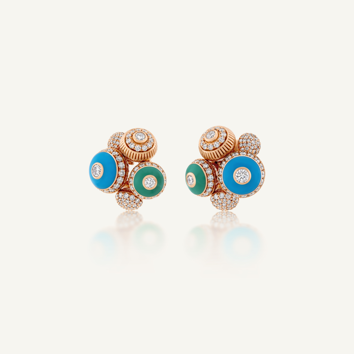 Poetry in Motion Rhapsody Blue-Green Earrings