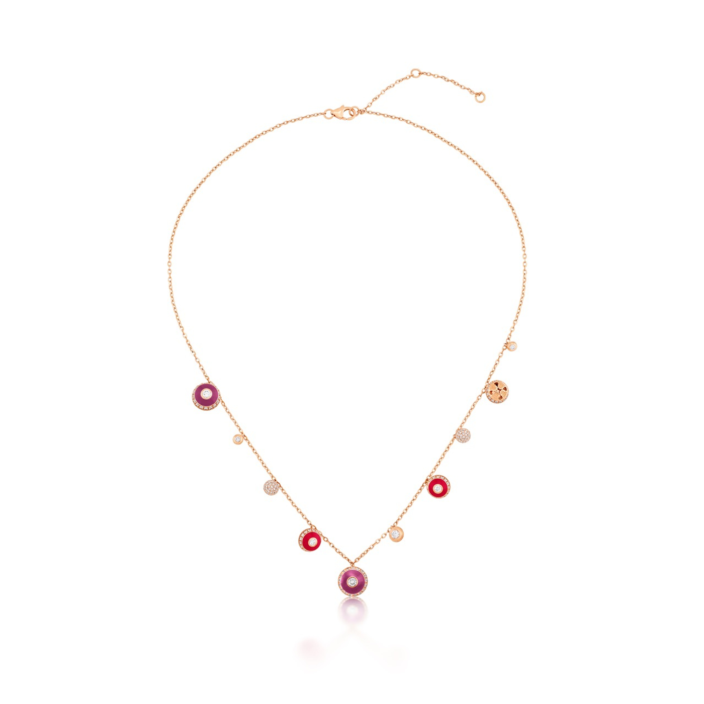 Poetry in Motion Sway Purple-Red Necklace