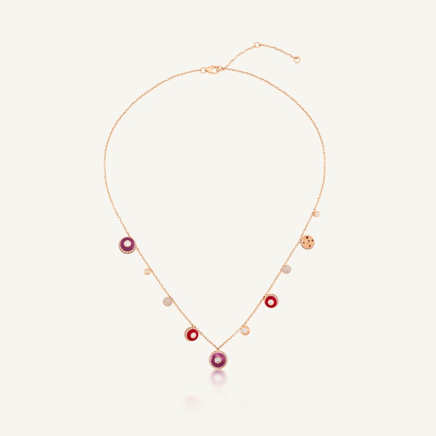 Poetry in Motion Sway Purple-Red Necklace