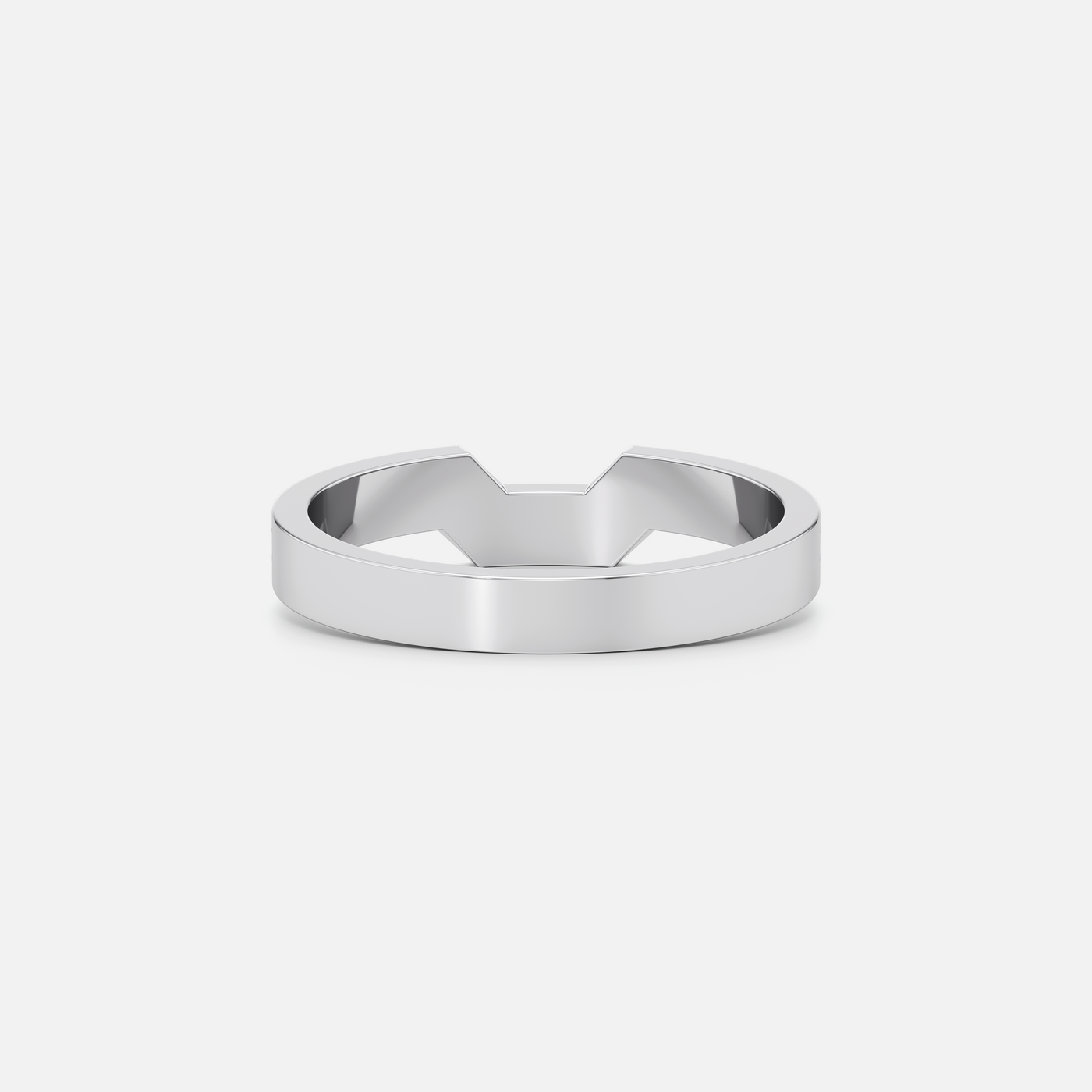 Meta Diamond Stackable Double Pavé Band