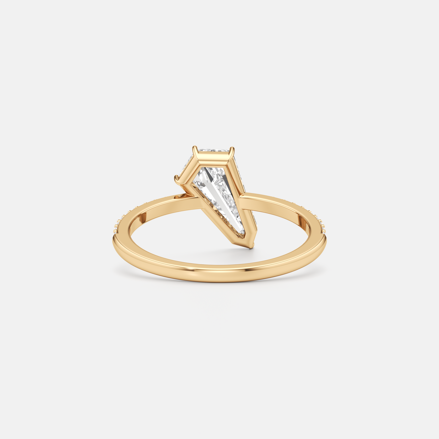 Phoenix Solitaire Pavé Ring