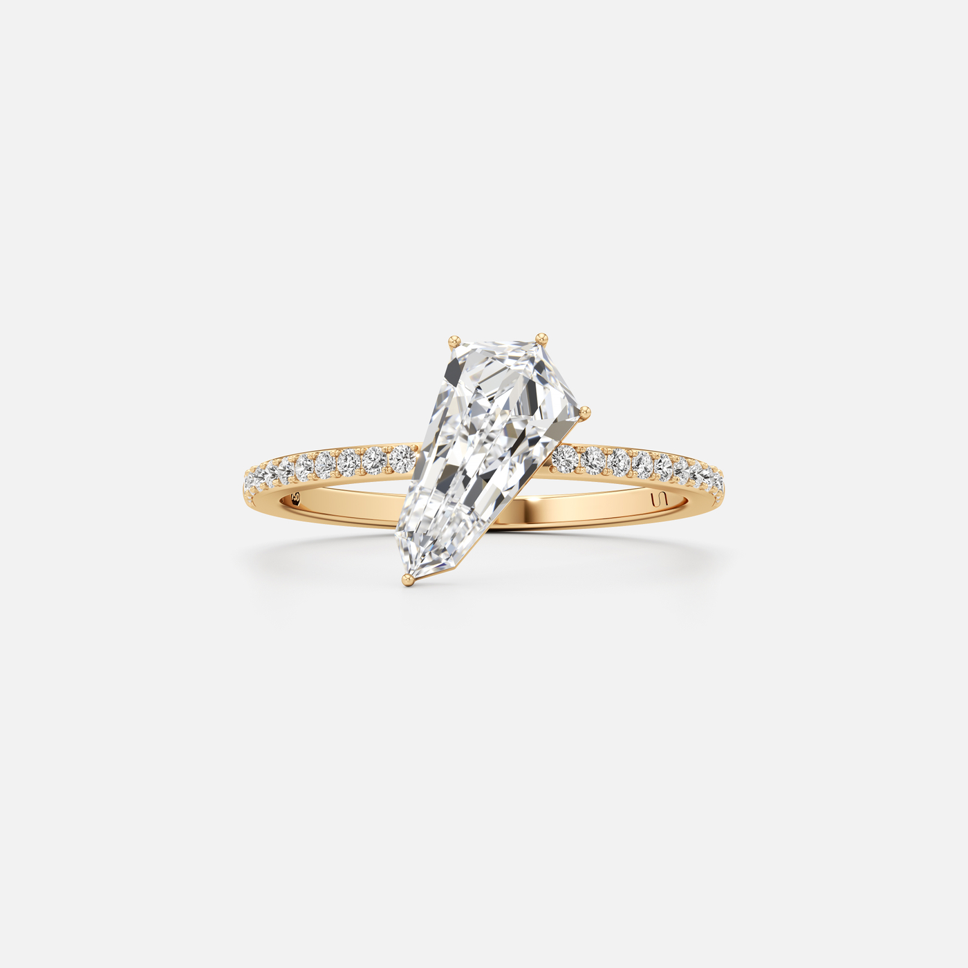 Phoenix Solitaire Pavé Ring