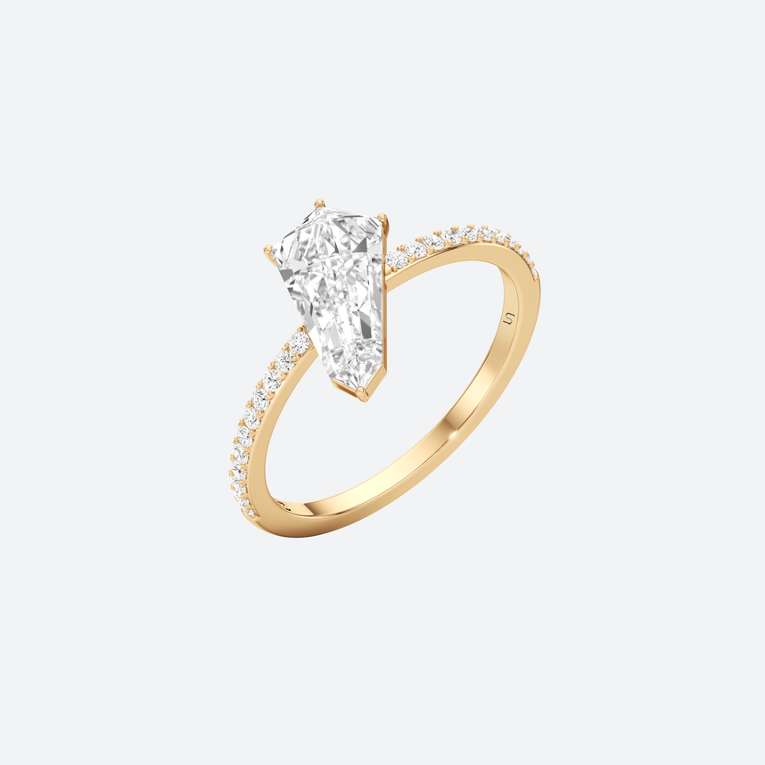 Phoenix Solitaire Pavé Ring