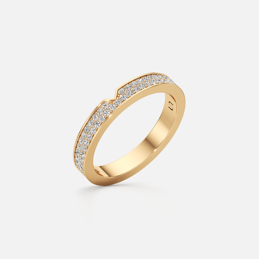 Whirlwind Diamond Pavé Classic Ring
