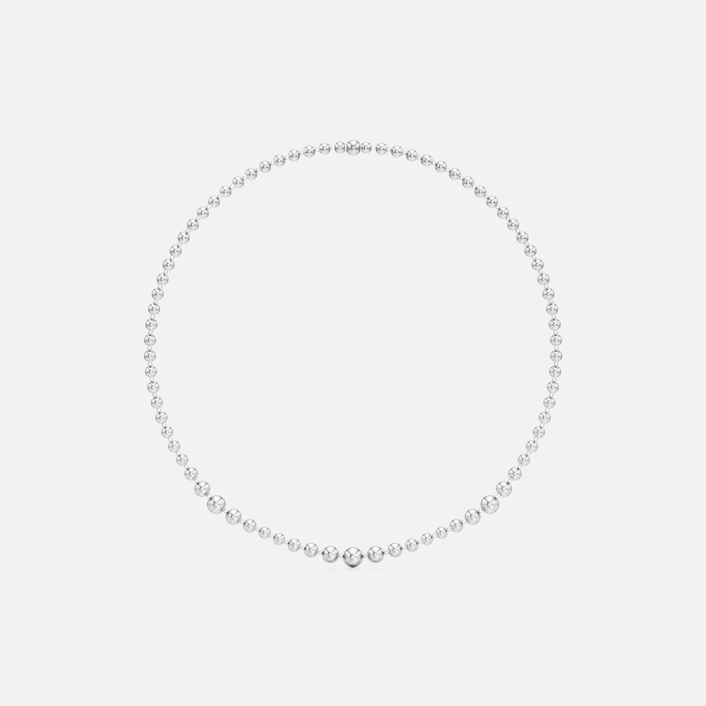 Bubble Diamond Wreath Necklace