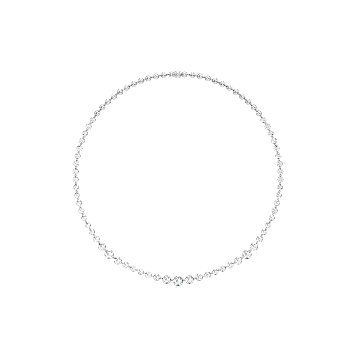 Bubble Diamond Wreath Necklace