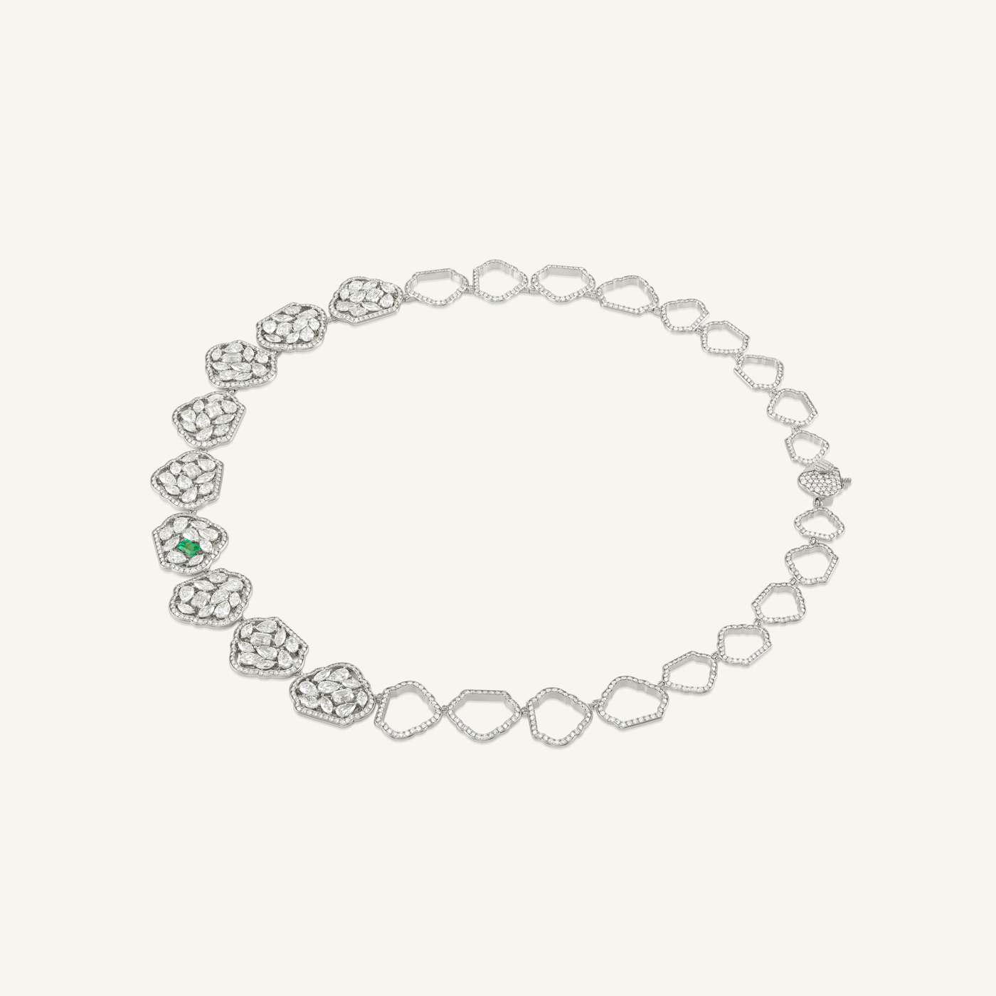 Diversa Emerald Statement Necklace