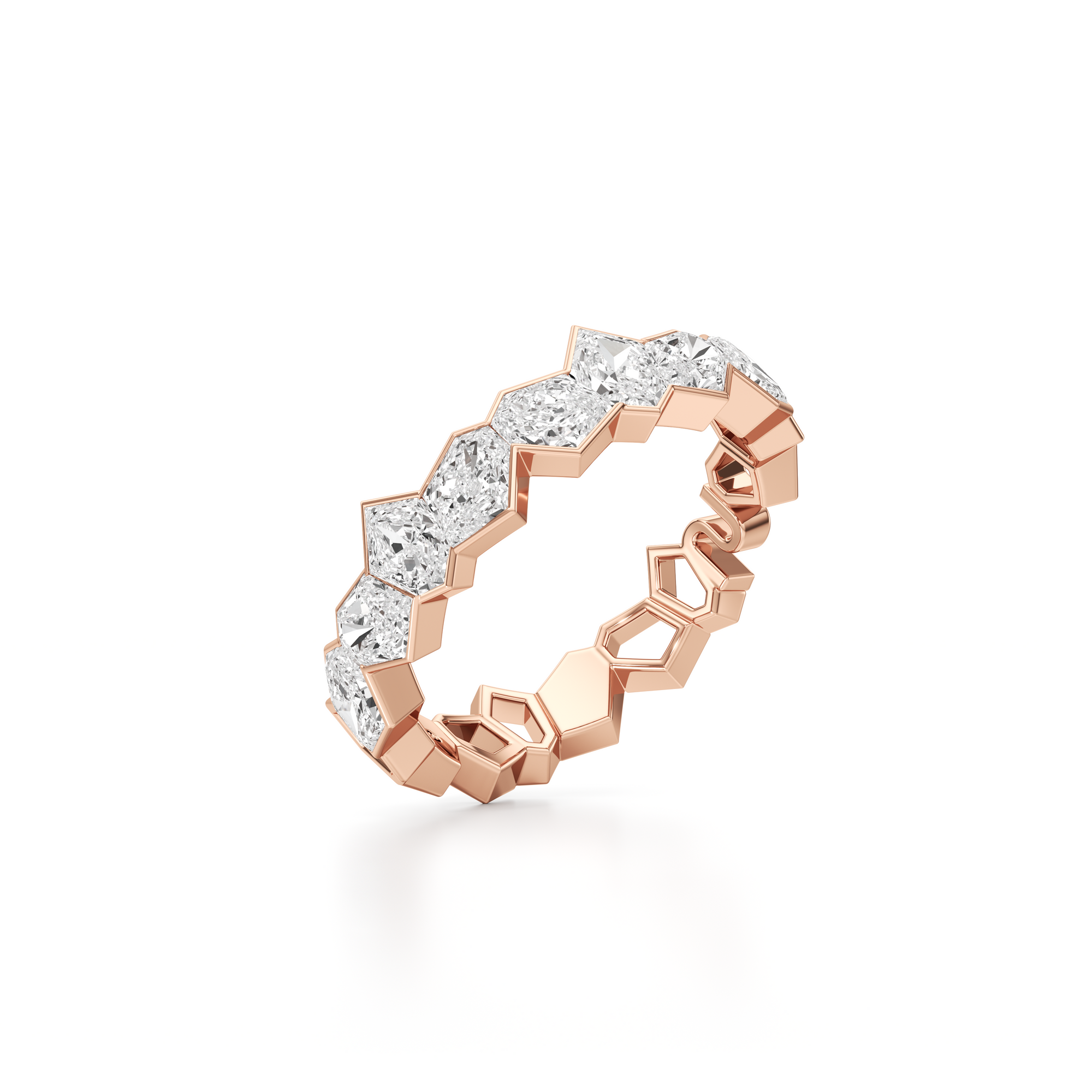 Supernova Diamond Trio Stack Ring Center | Unsaid