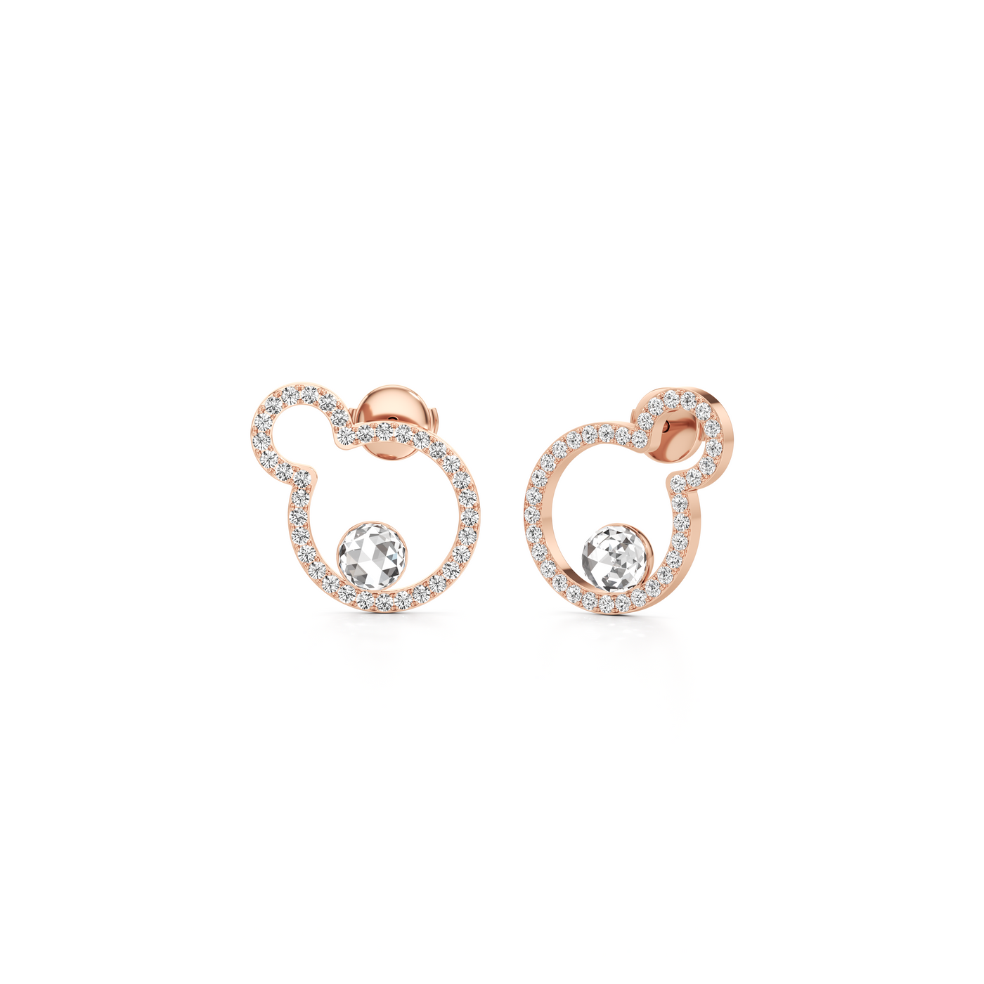 Bubble Diamond Earrings