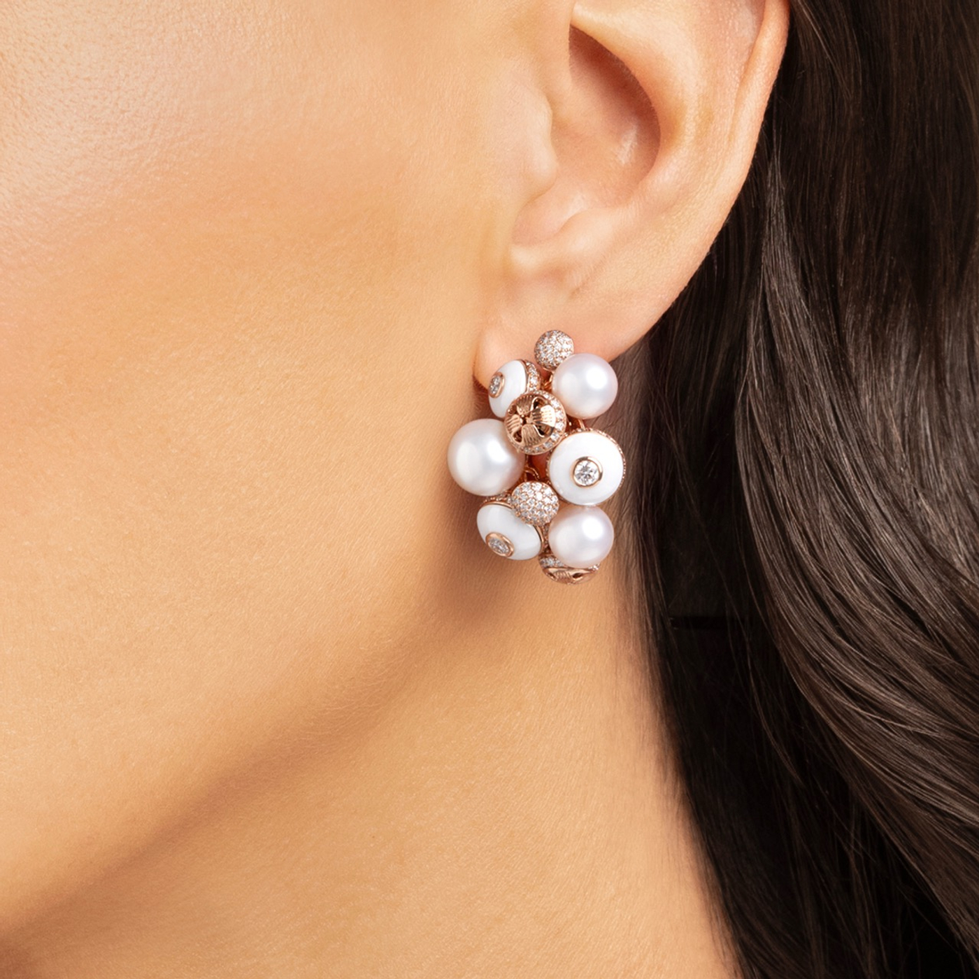 Poetry in Motion Symphony Blanche Earrings