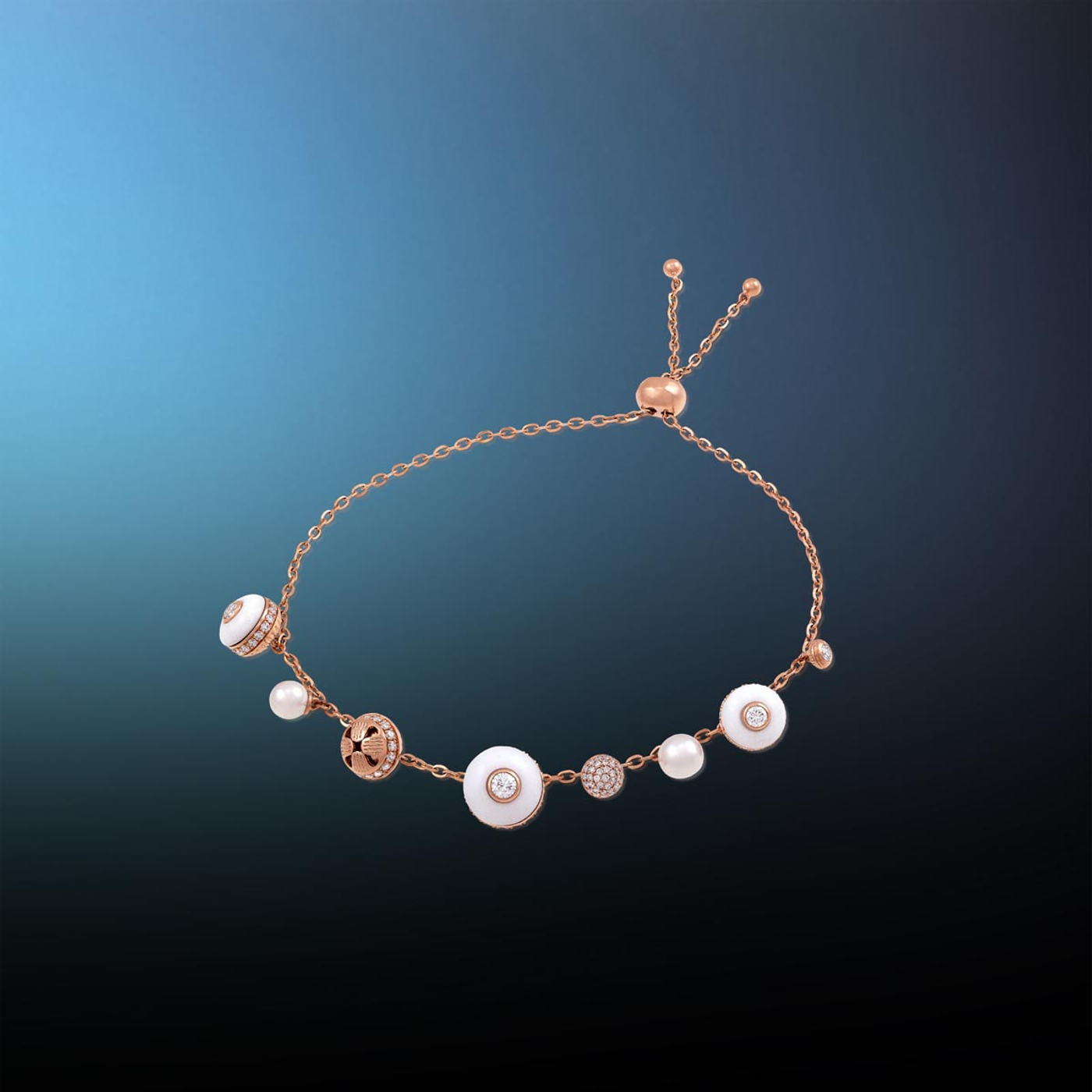 Poetry in Motion Rhythm Blanche Bracelet