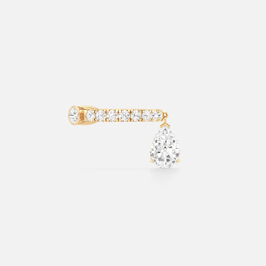 Tear Petite Diamond Earcuff