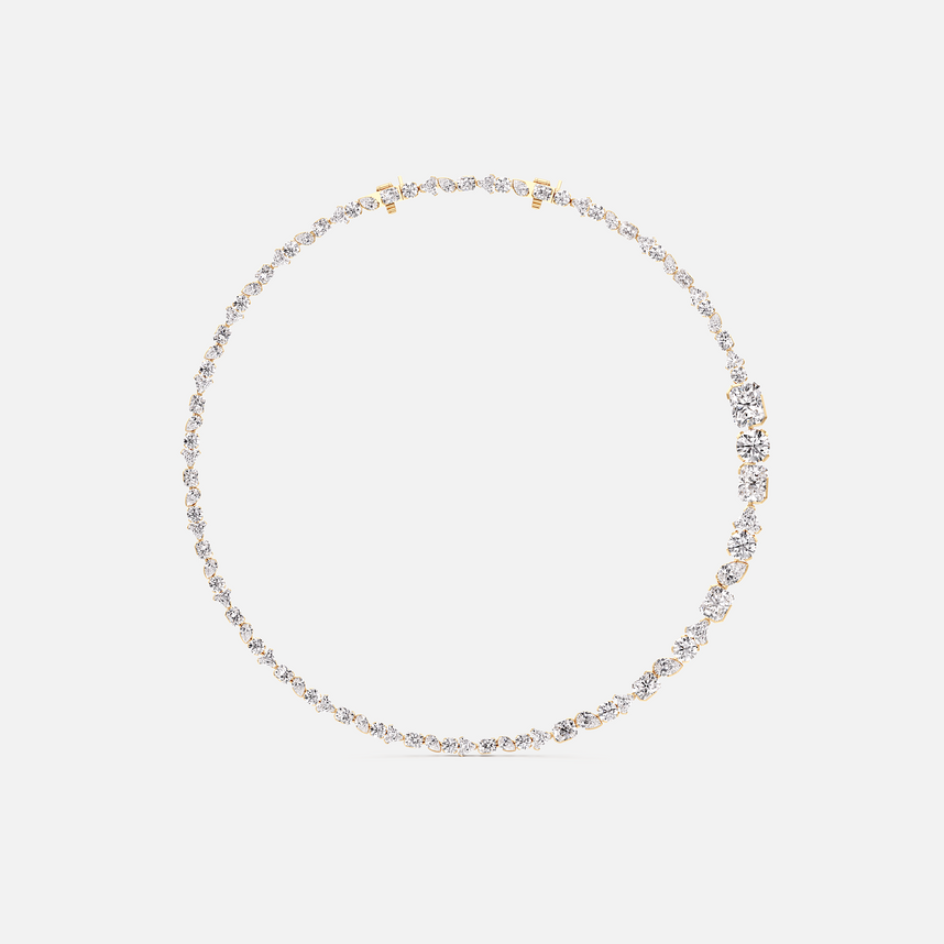 Collier d'éternité Statement en diamants Meta