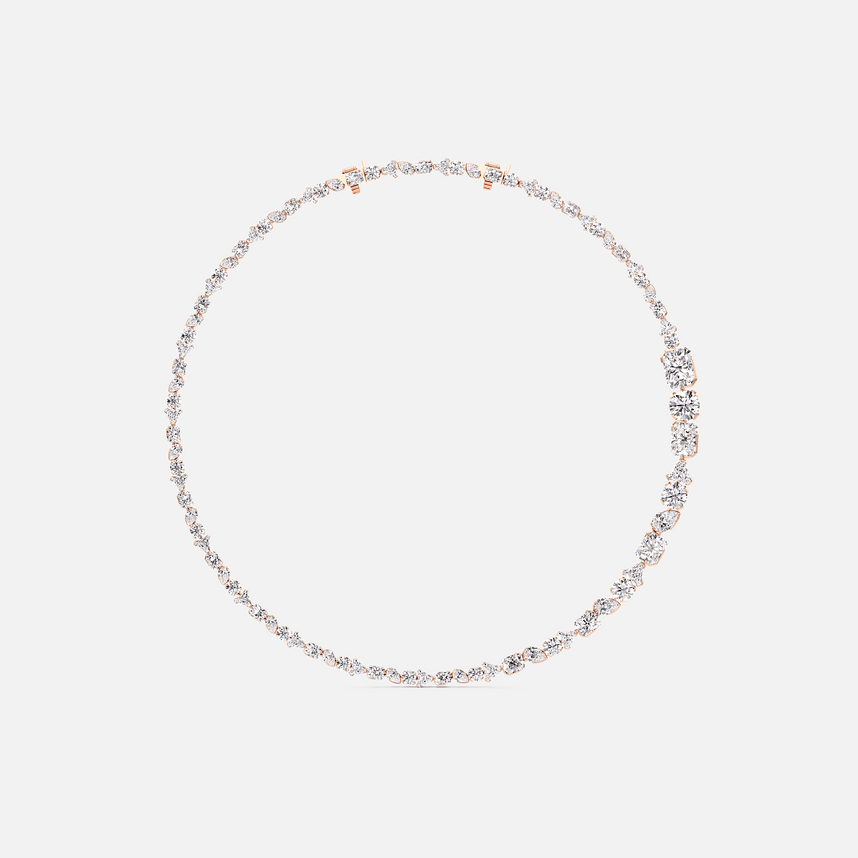 Collier d'éternité Statement en diamants Meta