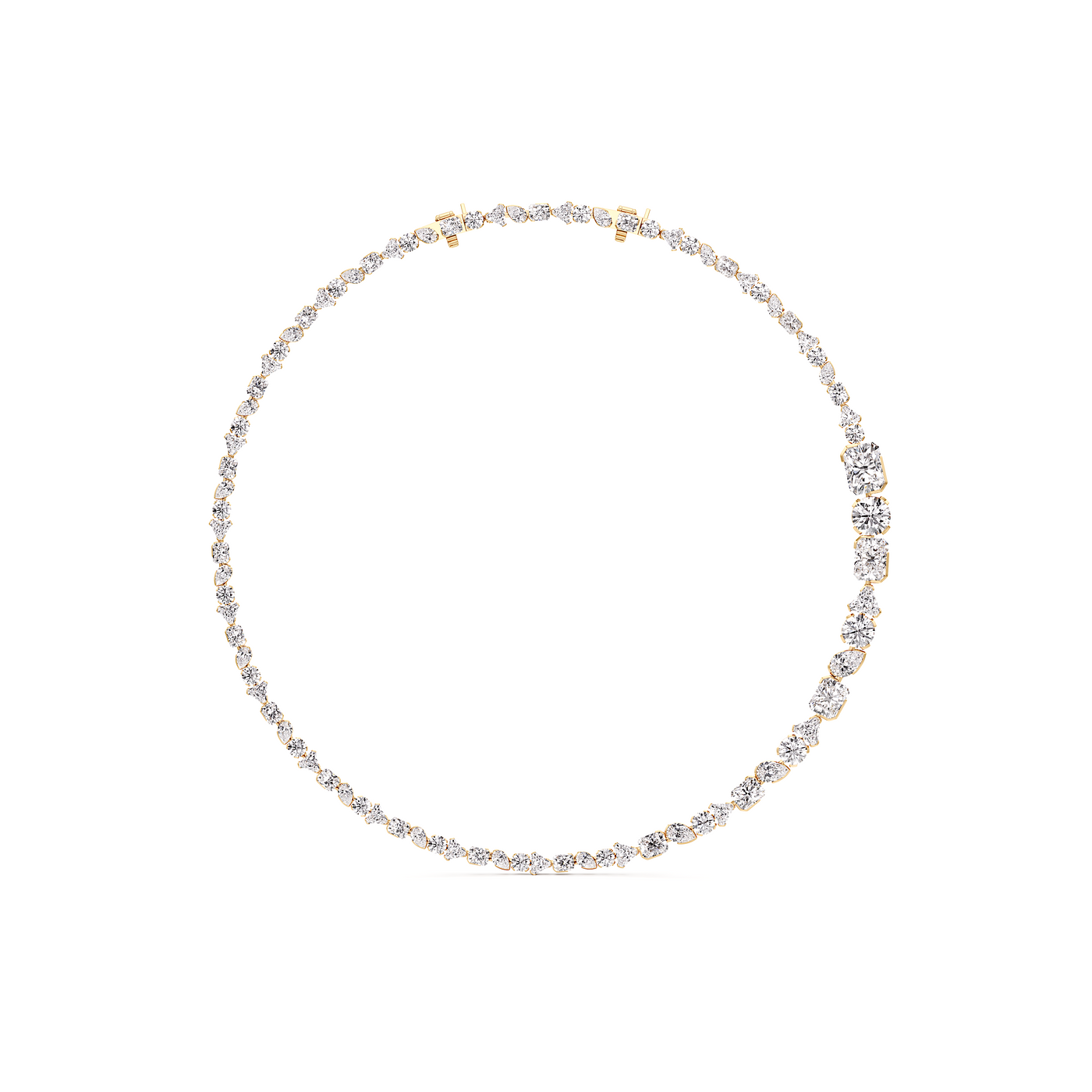 Meta Diamond Eternity Necklace Statement
