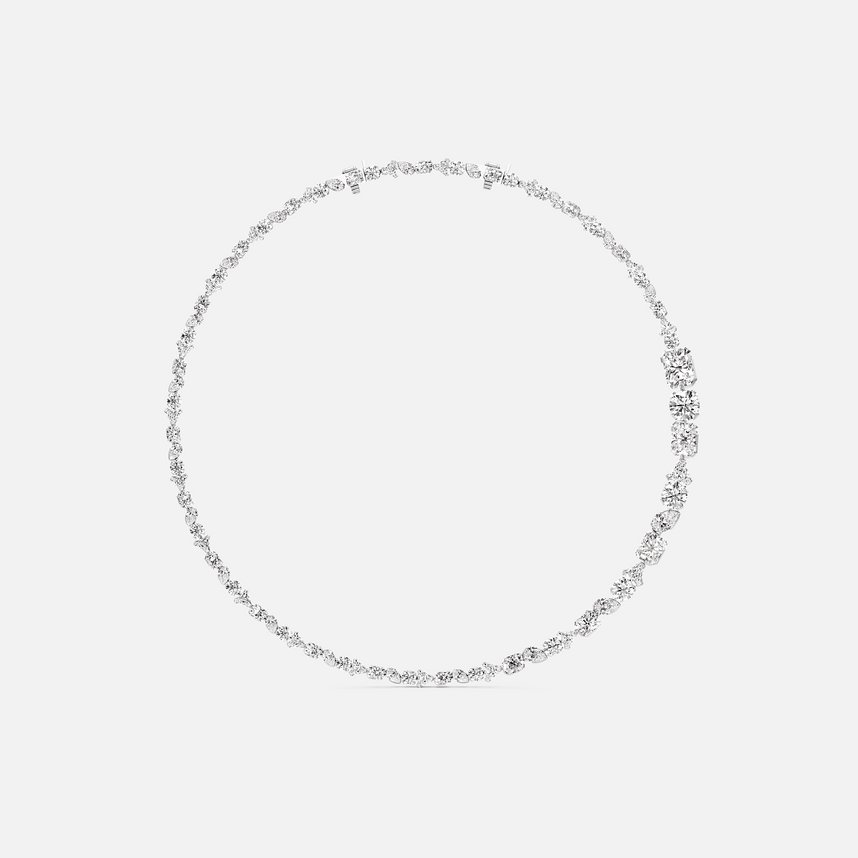 Collier d'éternité Statement en diamants Meta