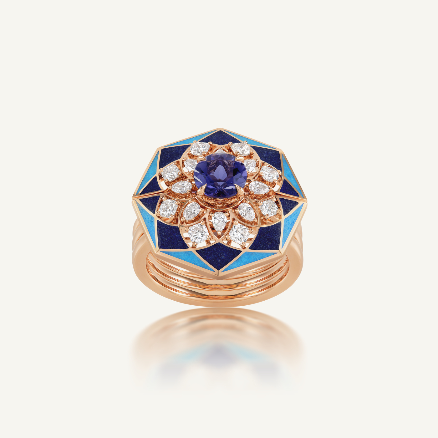 Kaleido Prism Jacket Ring