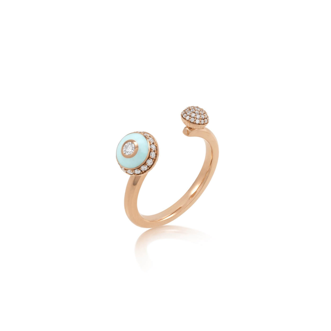 Poetry in Motion Green Open Stackable Ring