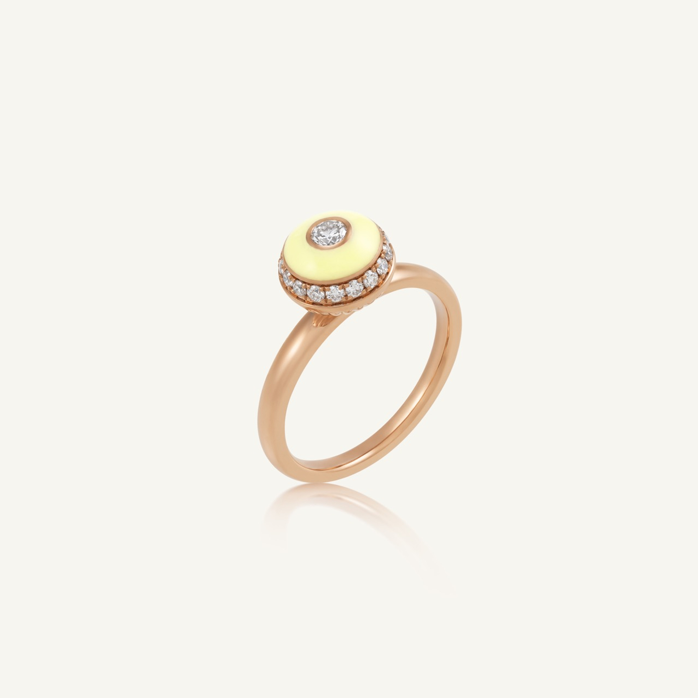 Poetry in Motion Yellow Stackable Ring