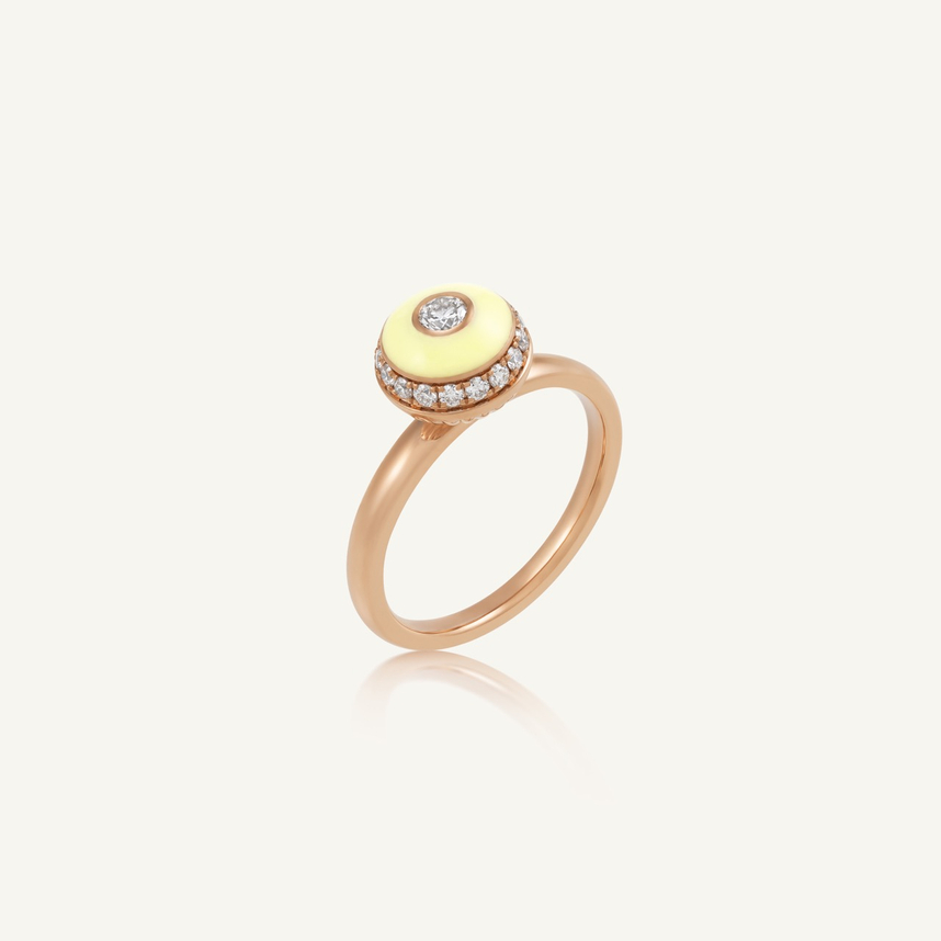 Poetry in Motion Yellow Stackable Ring