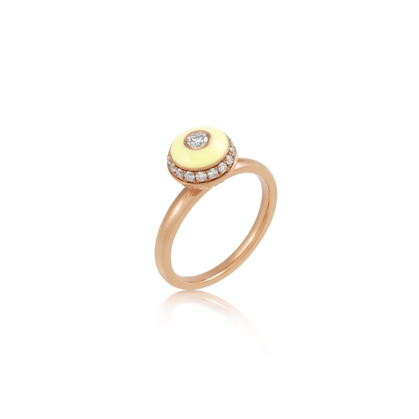 Poetry in Motion Yellow Stackable Ring