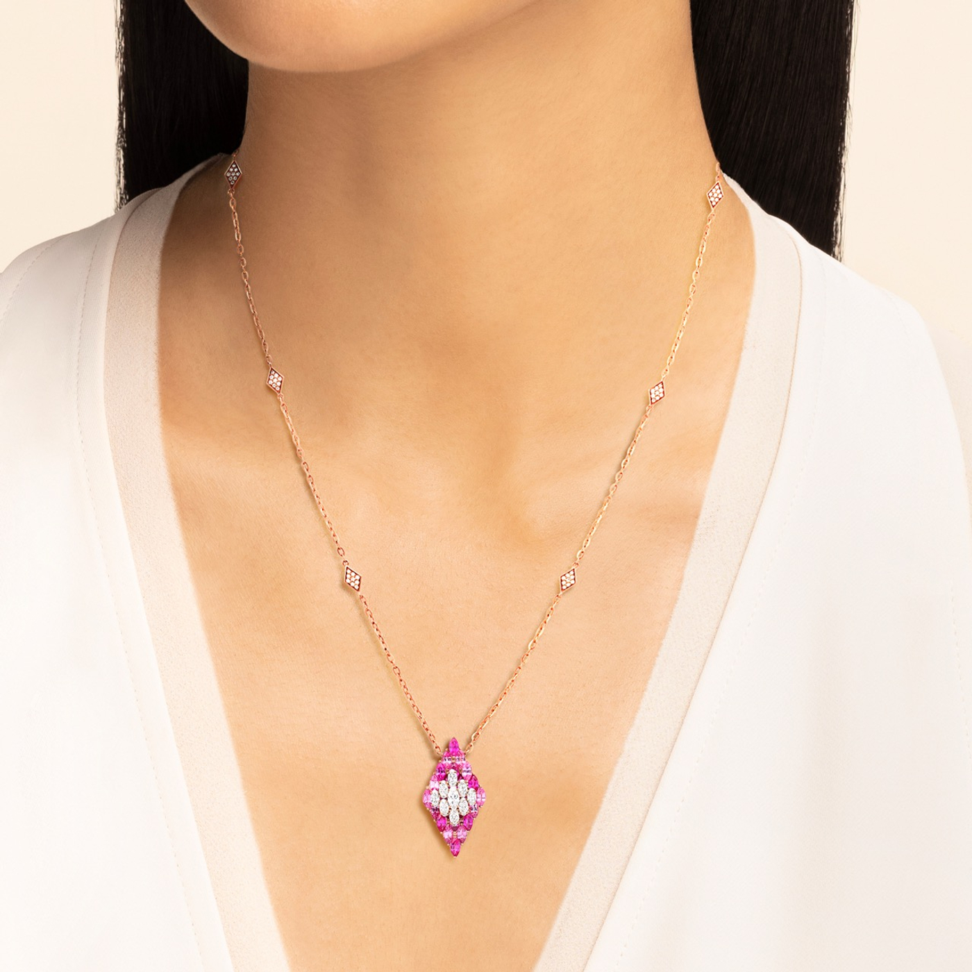 Entwine Blush Pendant