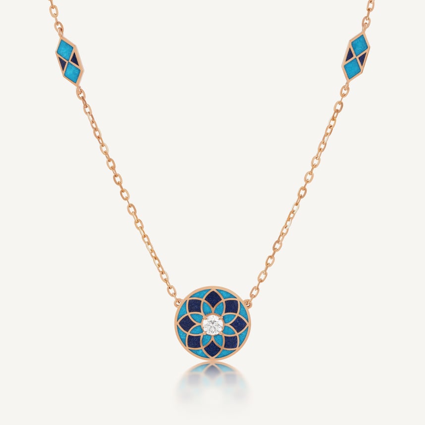 Kaleido Mosaic Rivière Necklace