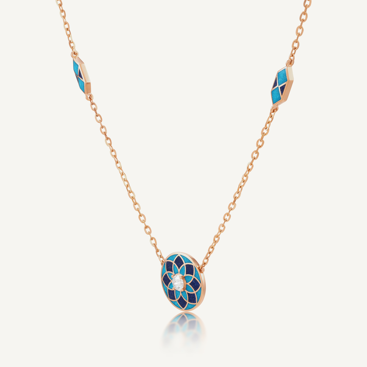 Kaleido Mosaic Rivière Necklace