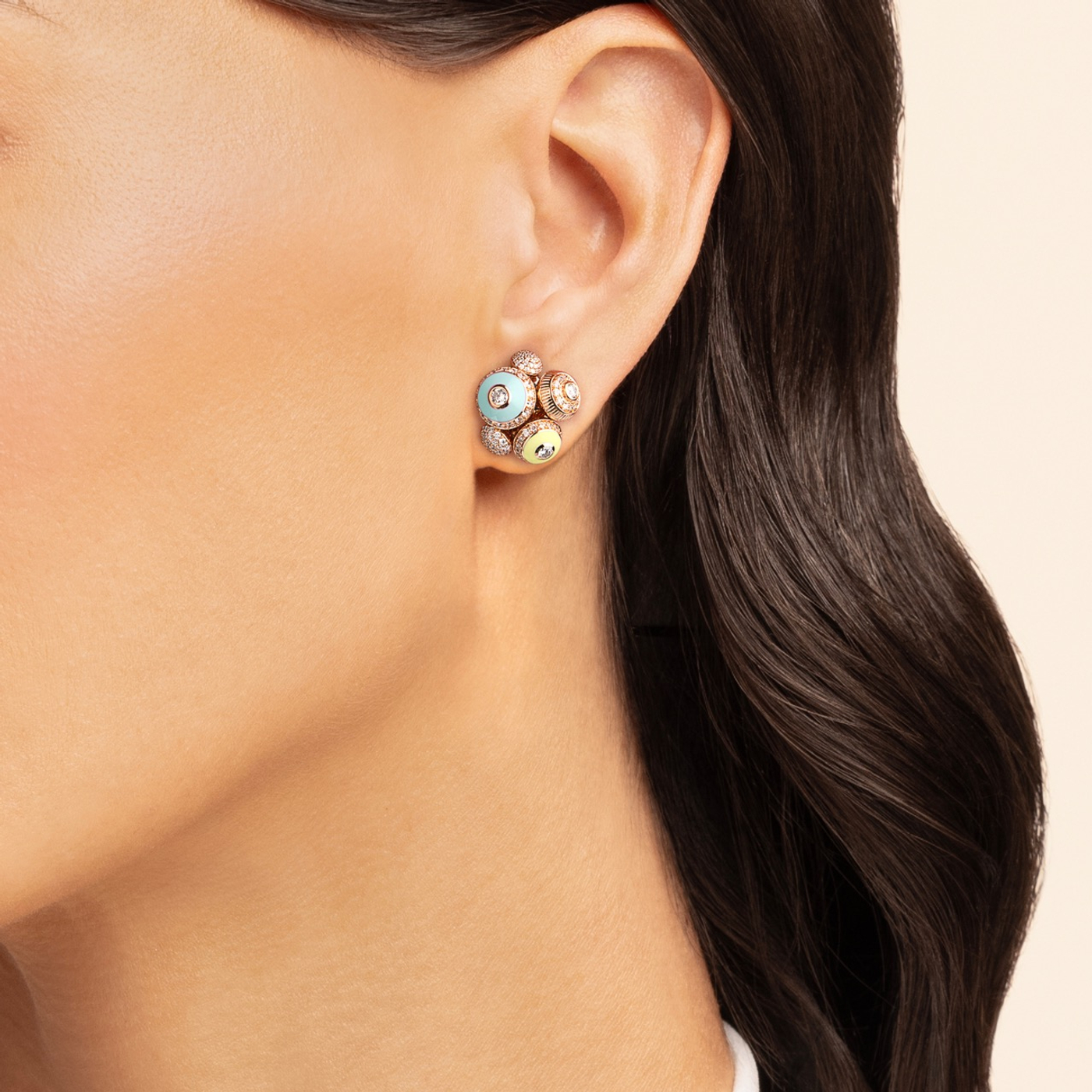 Poetry in Motion Rhapsody Yellow-Green Earrings