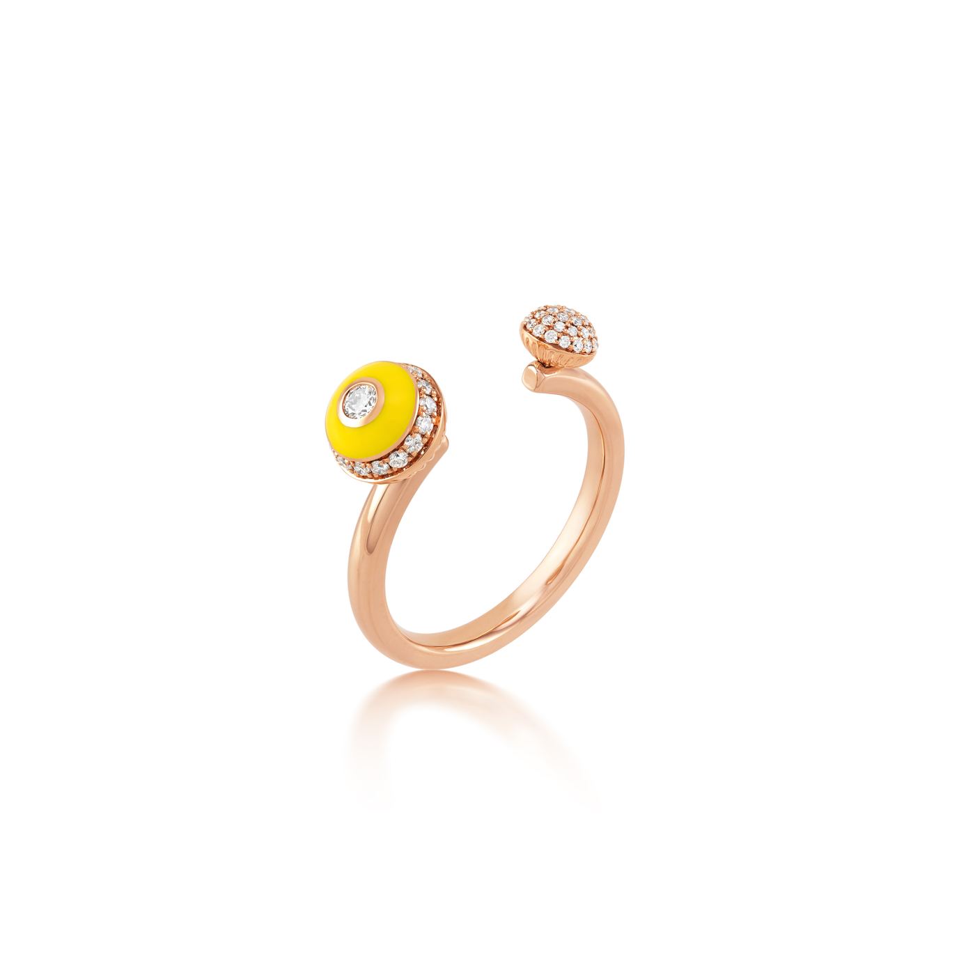 Poetry in Motion Yellow Open Stackable Ring