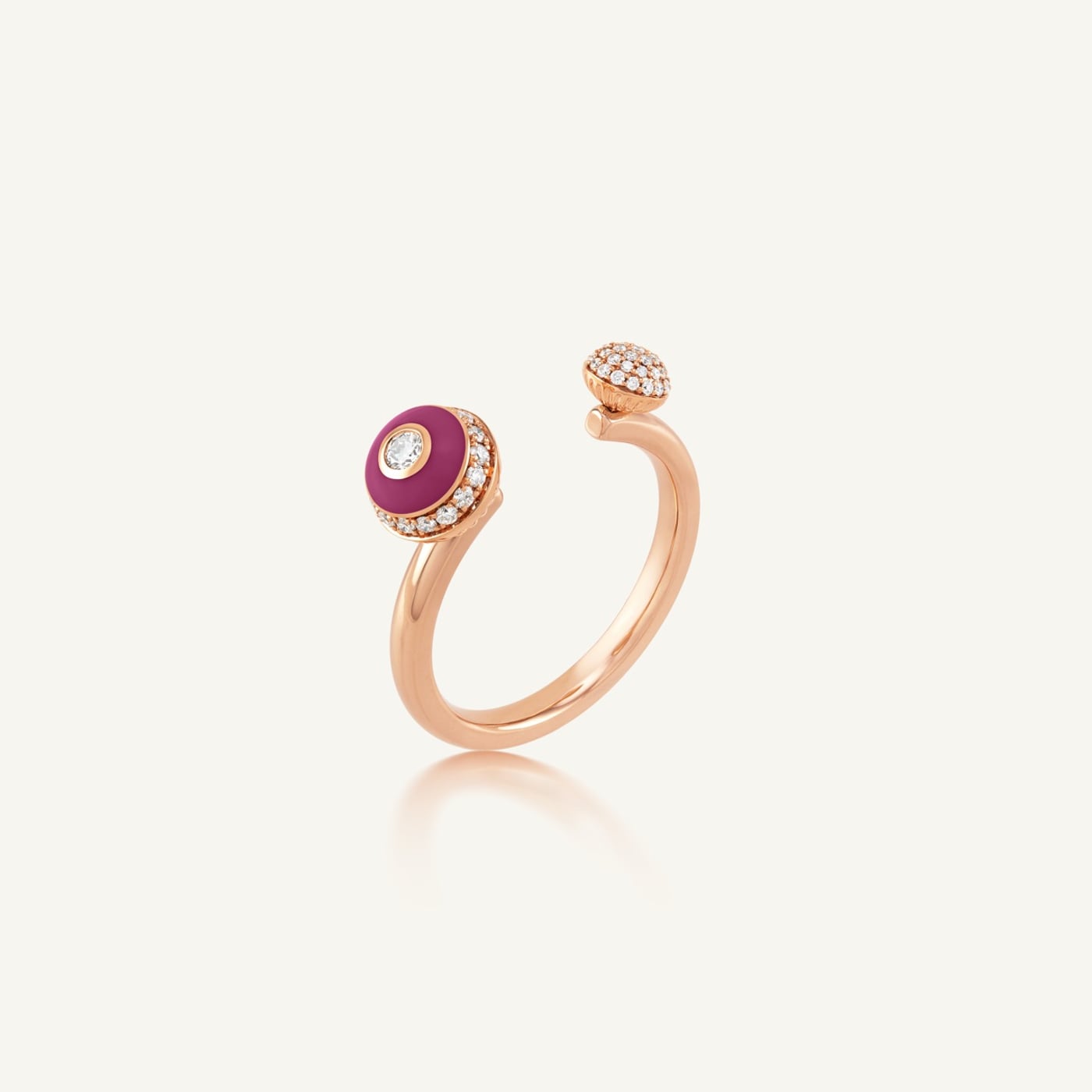 Poetry in Motion Purple Open Stackable Ring