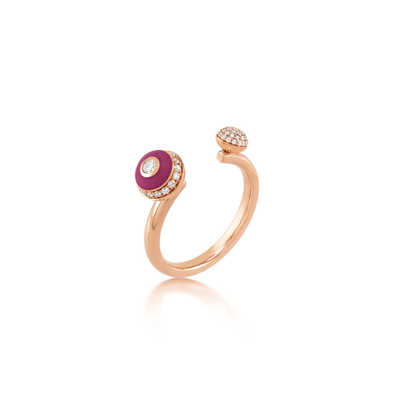 Poetry in Motion Purple Open Stackable Ring