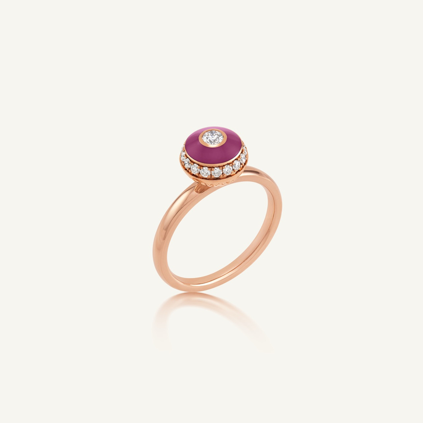 Poetry in Motion Purple Stackable Ring