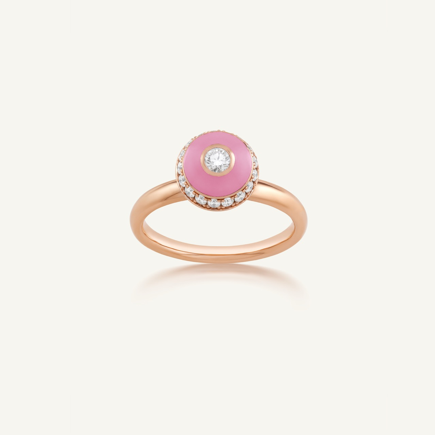 Poetry in Motion Pink Stackable Ring
