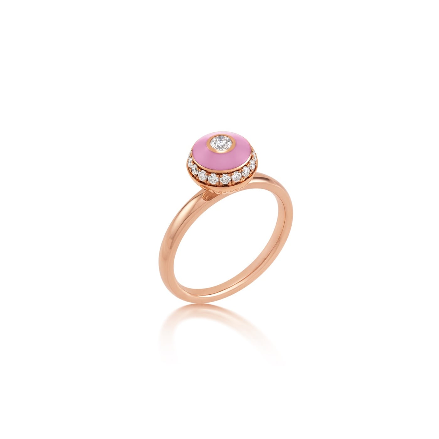 Poetry in Motion Pink Stackable Ring