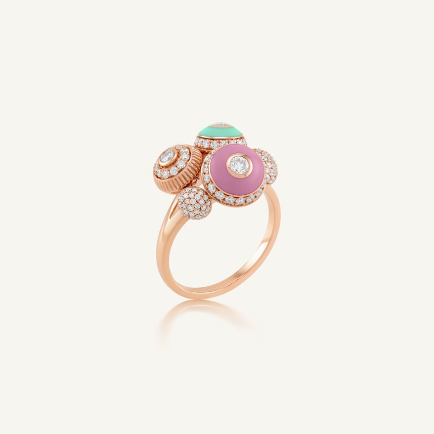 Poetry in Motion Rhapsody Pink-Green Ring