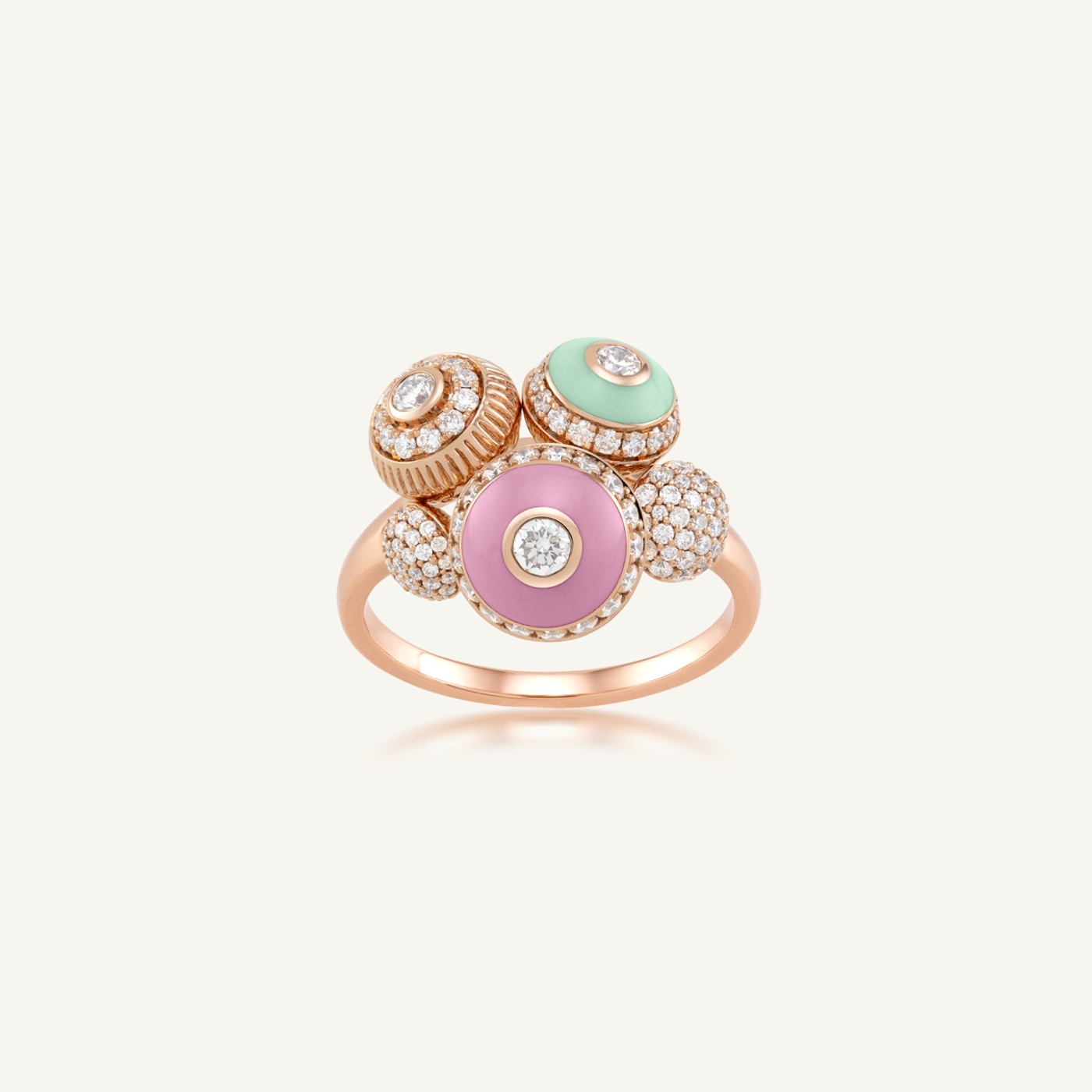 Poetry in Motion Rhapsody Pink-Green Ring