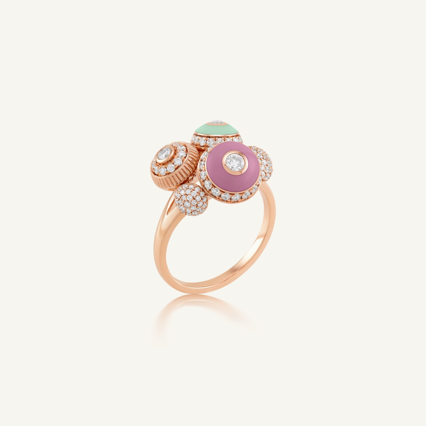 Poetry in Motion Rhapsody Pink-Green Ring