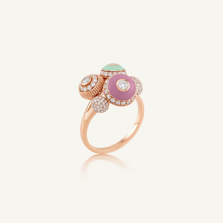 Poetry in Motion Rhapsody Pink-Green Ring