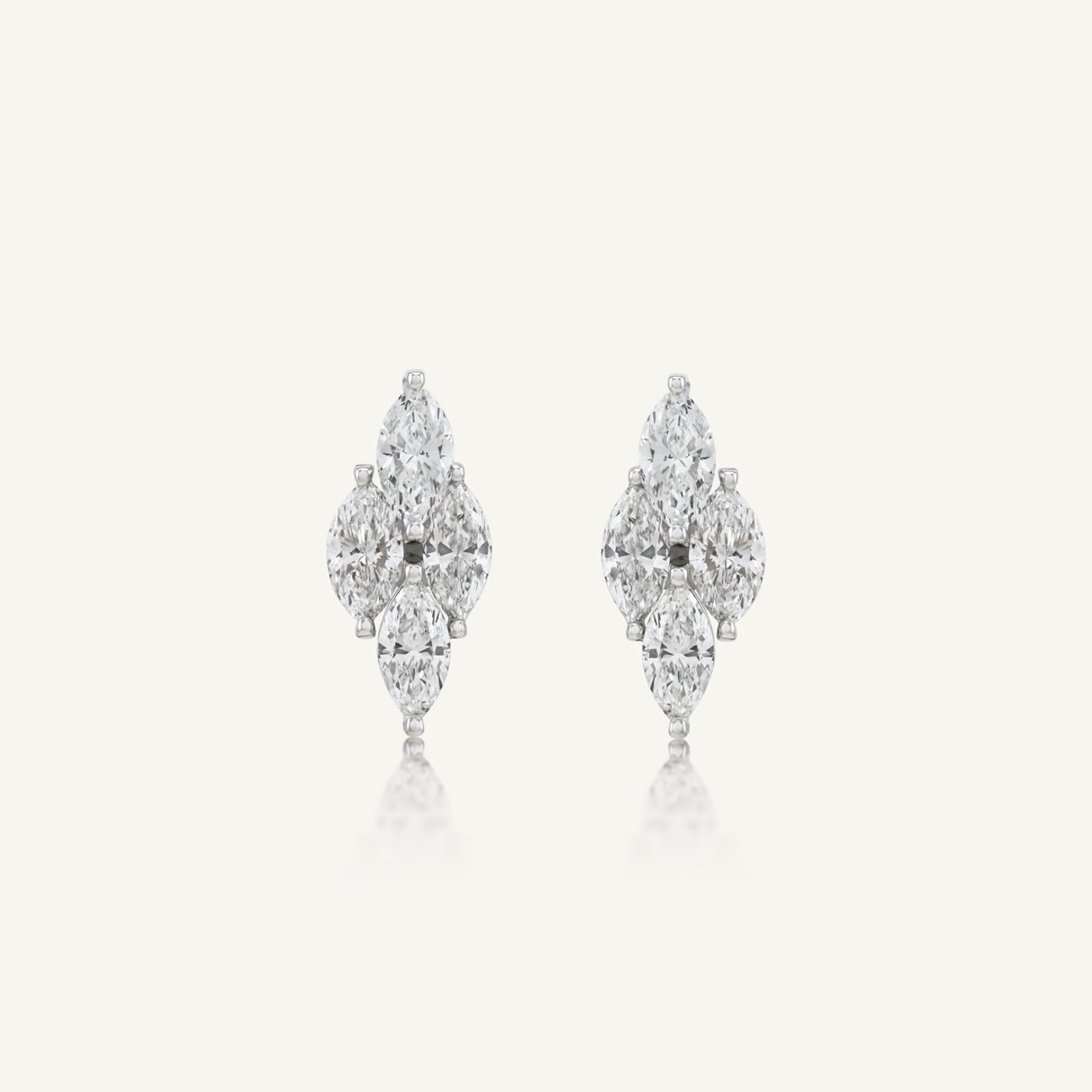 Entwine Blanche Motif Earstuds